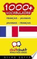 Télécharger le livre libro 1000+ Français - Javanais Javanais - Français Vocabulaire